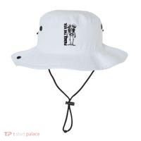 Tan Conjoined Skeleton Bucket Hat thumb 0