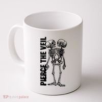 Tan Conjoined Skeleton Coffee Mug thumb 0