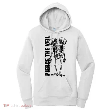 Tan Conjoined Skeleton Women's Hoodie
