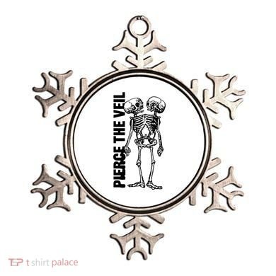 Tan Conjoined Skeleton Ornament