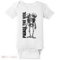 Tan Conjoined Skeleton Baby Bodysuit thumb 0