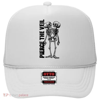 Tan Conjoined Skeleton Hat