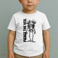 Tan Conjoined Skeleton Toddler T-Shirt thumb 2