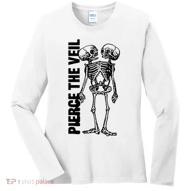 Tan Conjoined Skeleton Women's Long Sleeve Shirt