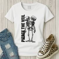 Tan Conjoined Skeleton Women's T-Shirt thumb 3