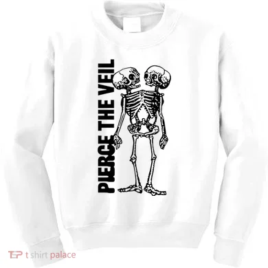 Tan Conjoined Skeleton Kids Sweatshirt