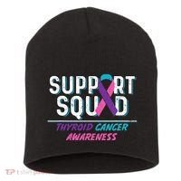 Thyroid Cancer Support Squad Friend Family Awareness Ribbon Short Acrylic Beanie thumb 0