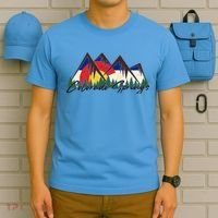 Travel Colorado Springs Colorado State Flag T-Shirt thumb 5