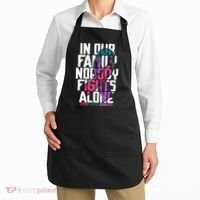 Thyroid Cancer Support Tee Family Thyroid Cancer Awareness Apron thumb 2