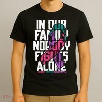 Thyroid Cancer Support Tee Family Thyroid Cancer Awareness T-Shirt thumb 3