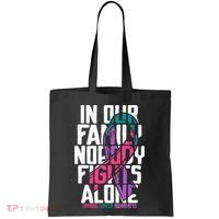 Thyroid Cancer Support Tee Family Thyroid Cancer Awareness Tote Bag thumb 0