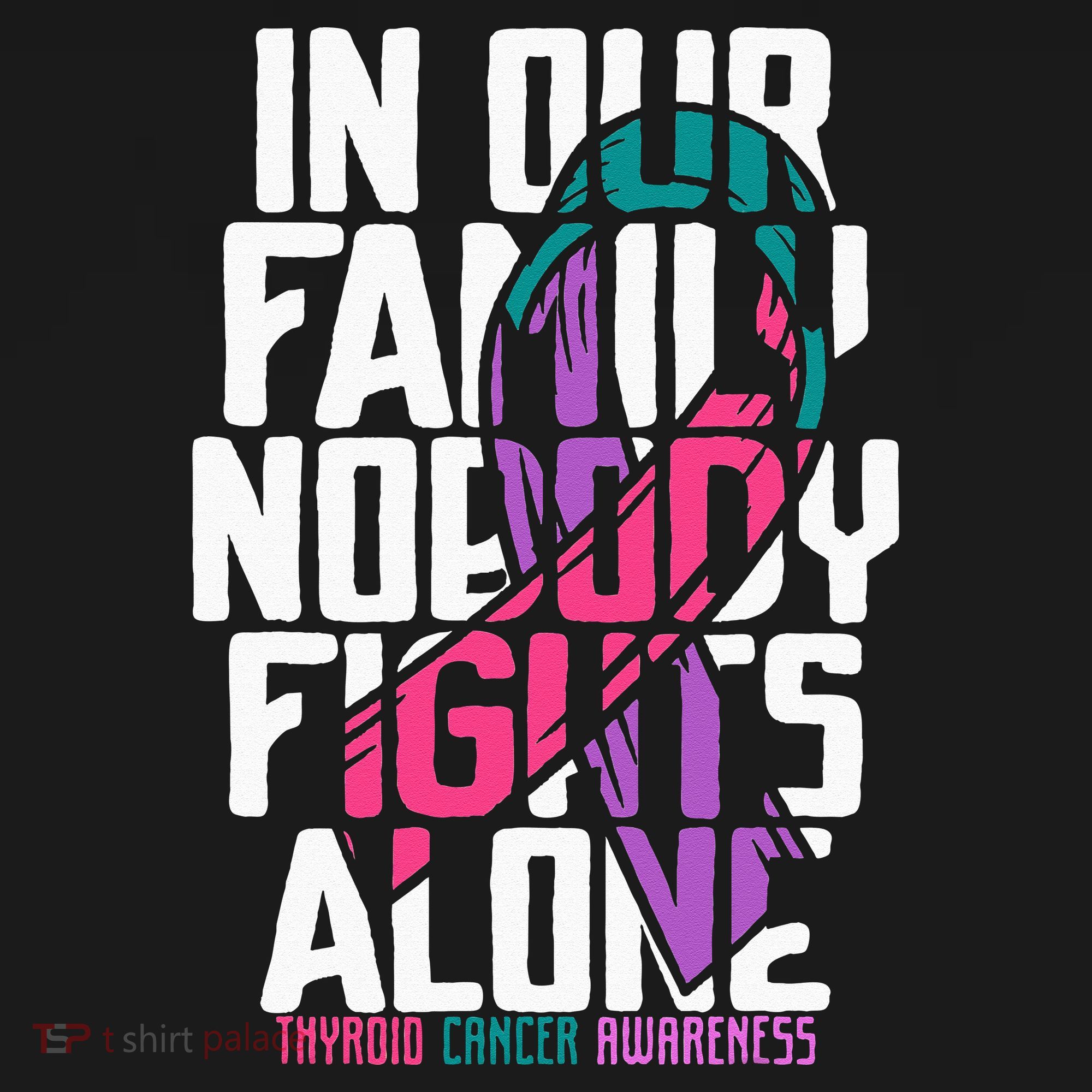 Thyroid Cancer Support Tee Family Thyroid Cancer Awareness Ornament