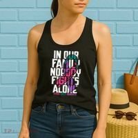 Thyroid Cancer Support Tee Family Thyroid Cancer Awareness Women's Tank Top thumb 2