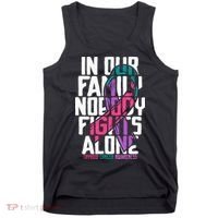 Thyroid Cancer Support Tee Family Thyroid Cancer Awareness Tank Top thumb 0