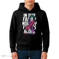Thyroid Cancer Support Tee Family Thyroid Cancer Awareness Kids Hoodie thumb 4