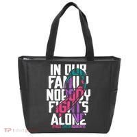 Thyroid Cancer Support Tee Family Thyroid Cancer Awareness Tote Bag thumb 0