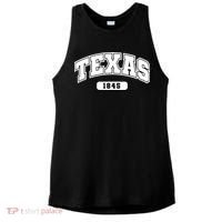 Texas Collegiate Style 1845 Ladies PosiCharge Tri-Blend Wicking Tank thumb 0