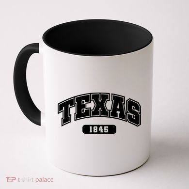 Texas Collegiate Style 1845 Coffee Mug