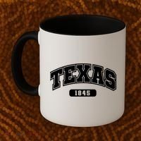 Texas Collegiate Style 1845 Coffee Mug thumb 2