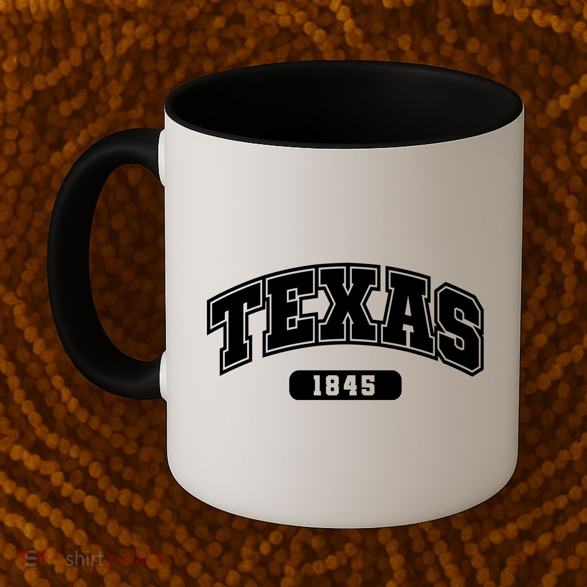 Texas Collegiate Style 1845 Coffee Mug