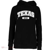 Texas Collegiate Style 1845 Womens Funnel Neck Pullover Hood thumb 0