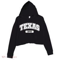 Texas Collegiate Style 1845 Crop Fleece Hoodie thumb 0