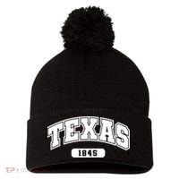 Texas Collegiate Style 1845 Pom Pom 12in Knit Beanie thumb 0