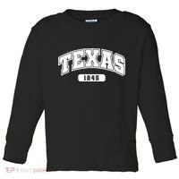 Texas Collegiate Style 1845 Toddler Long Sleeve Shirt thumb 0