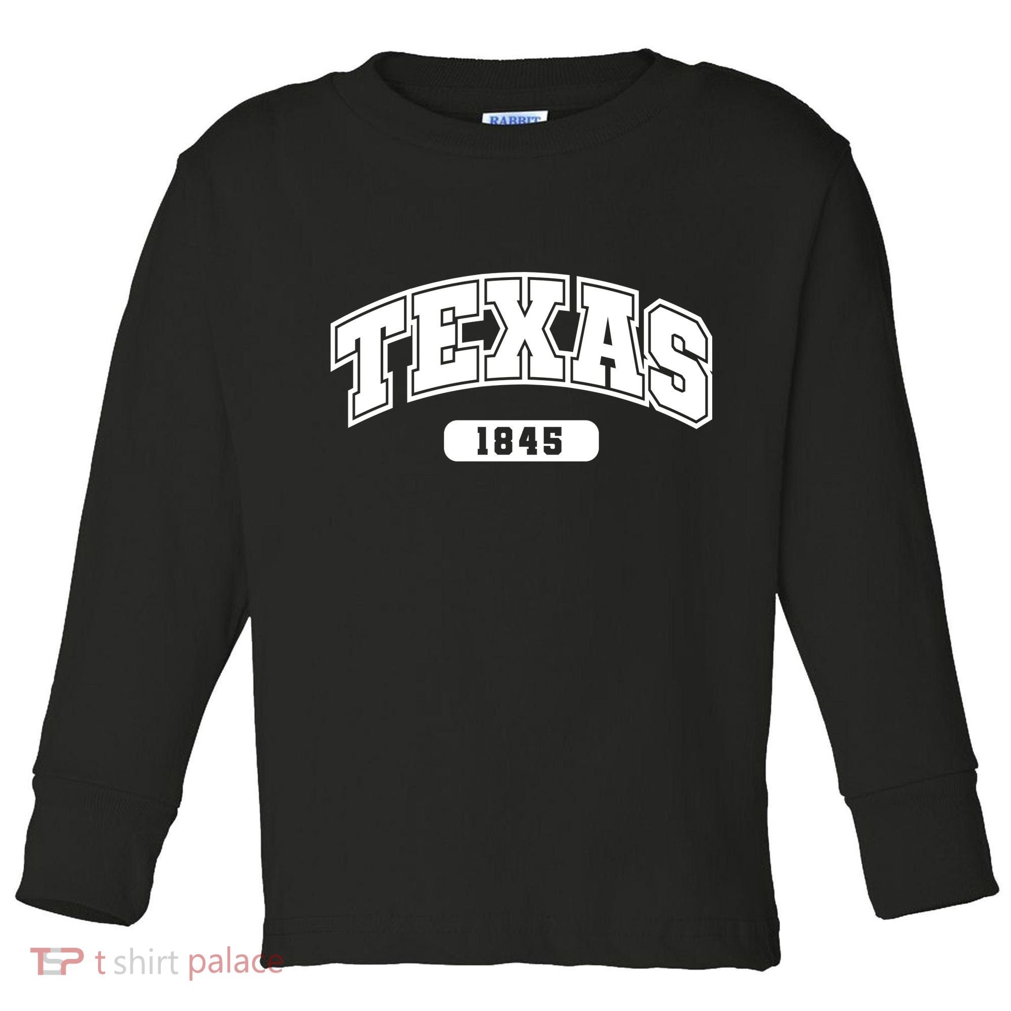 Texas Collegiate Style 1845 Toddler Long Sleeve Shirt