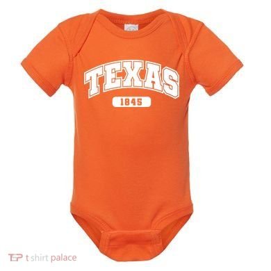 Texas Collegiate Style 1845 Baby Bodysuit