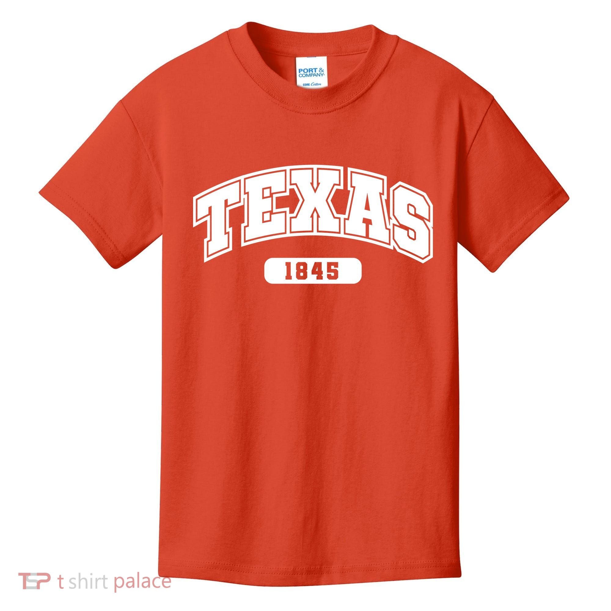Texas Collegiate Style 1845 Kids T-Shirt