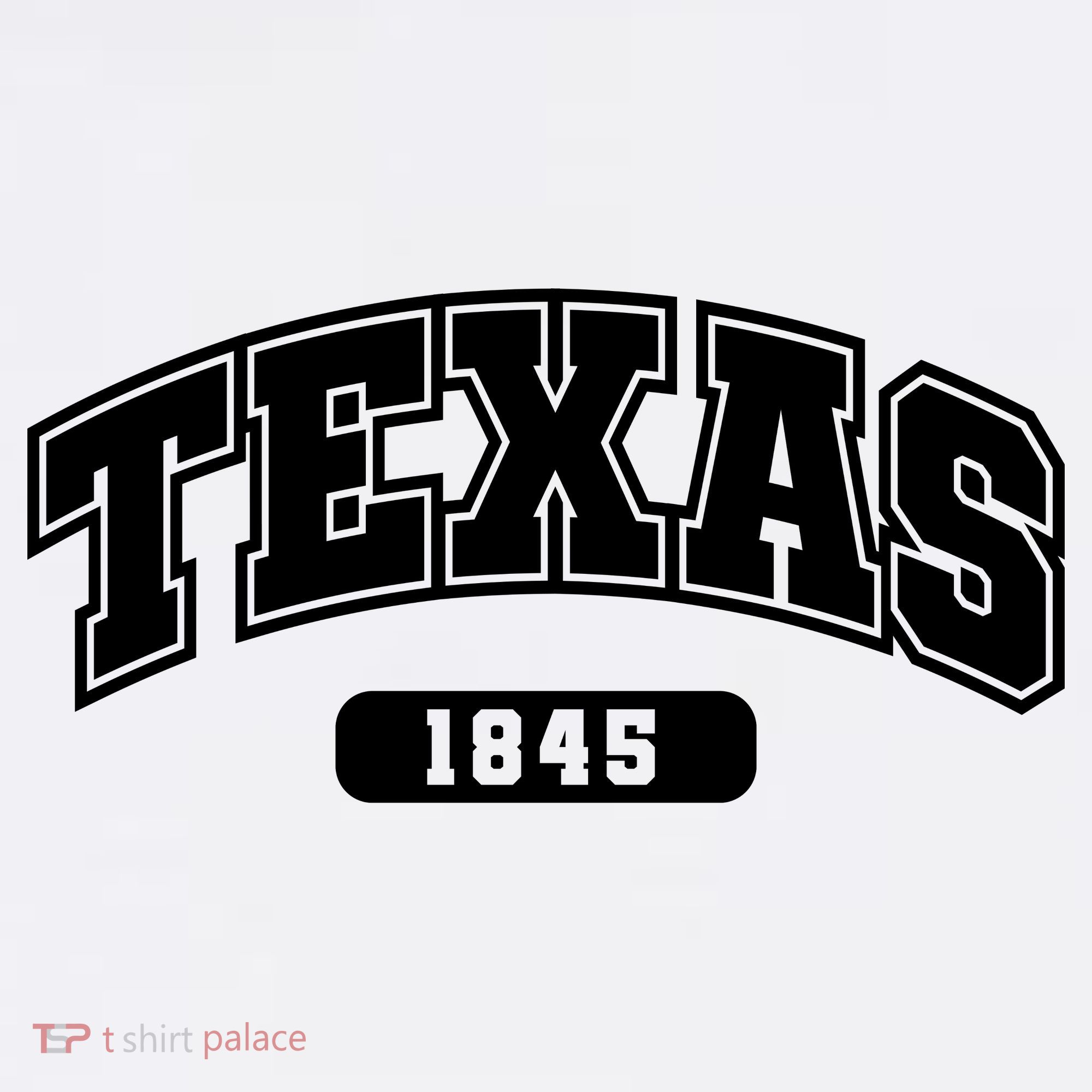 Texas Collegiate Style 1845 Comfort Colors Garment-Dyed Hooded Sweatshirt
