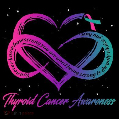 Thyroid Cancer Survivor Support Thyroid Cancer Warrior Stripe Pom Pom Beanie