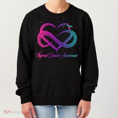 Thyroid Cancer Survivor Support Thyroid Cancer Warrior Women's Sweatshirt