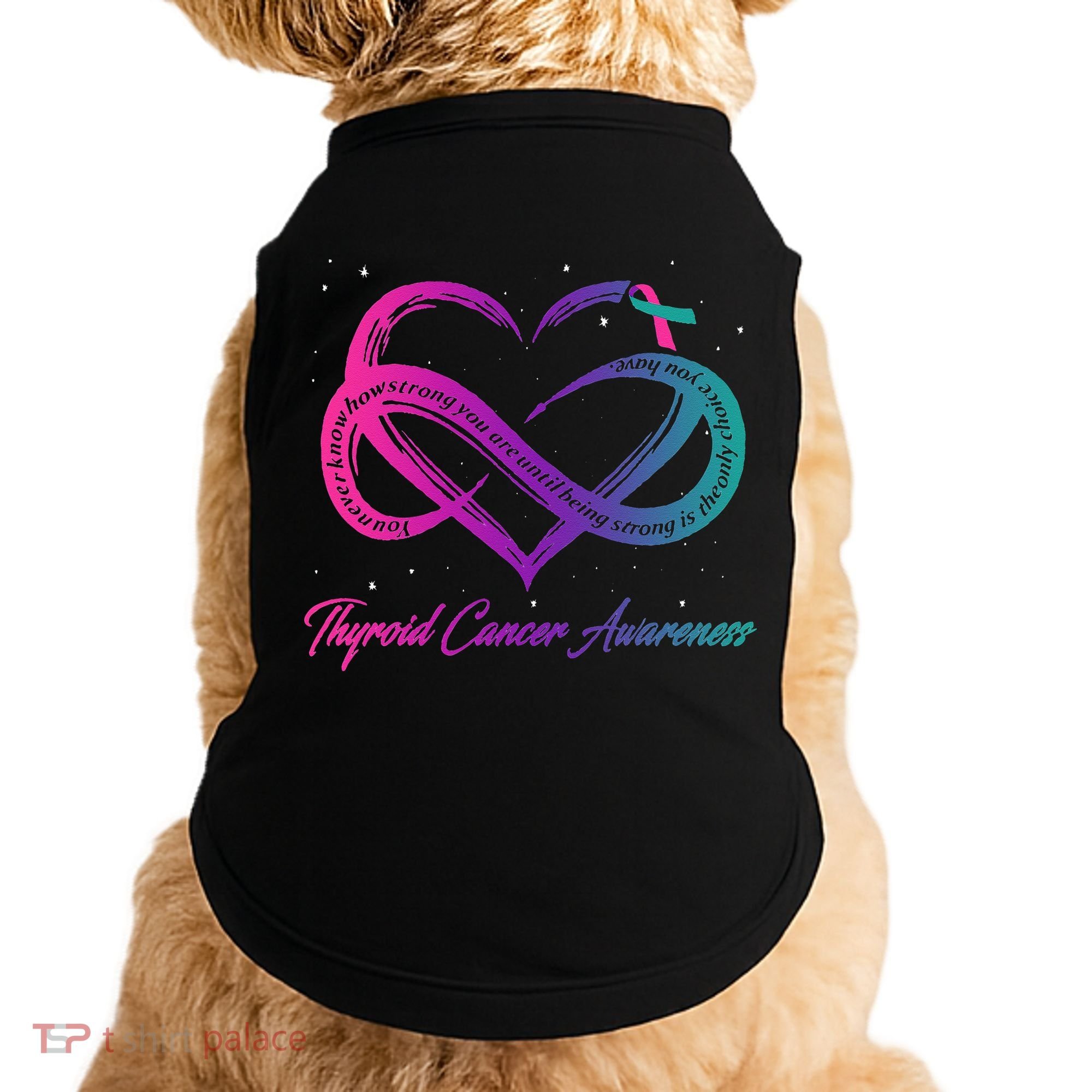 Thyroid Cancer Survivor Support Thyroid Cancer Warrior Doggie Tank