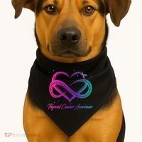 Thyroid Cancer Survivor Support Thyroid Cancer Warrior USA-Made Doggie Bandana thumb 1