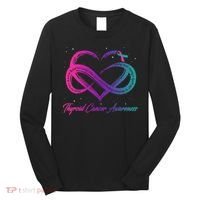 Thyroid Cancer Survivor Support Thyroid Cancer Warrior Long Sleeve Shirt thumb 0