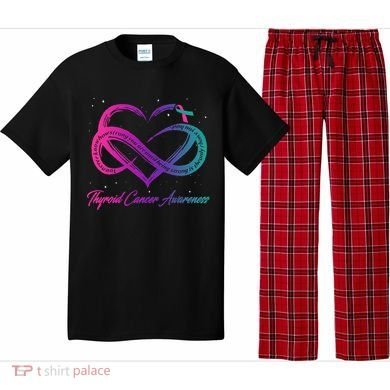 Thyroid Cancer Survivor Support Thyroid Cancer Warrior Pajama Set