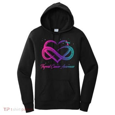 Thyroid Cancer Survivor Support Thyroid Cancer Warrior Women's Hoodie