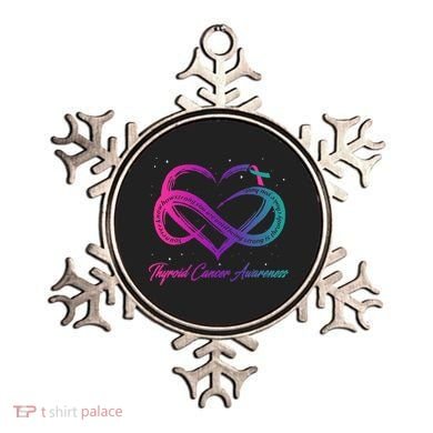 Thyroid Cancer Survivor Support Thyroid Cancer Warrior Ornament