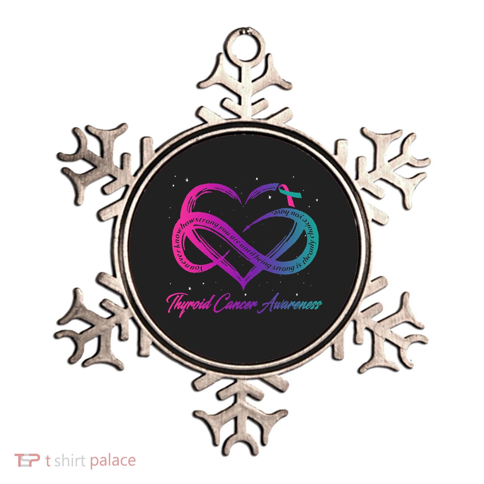 Thyroid Cancer Survivor Support Thyroid Cancer Warrior Ornament