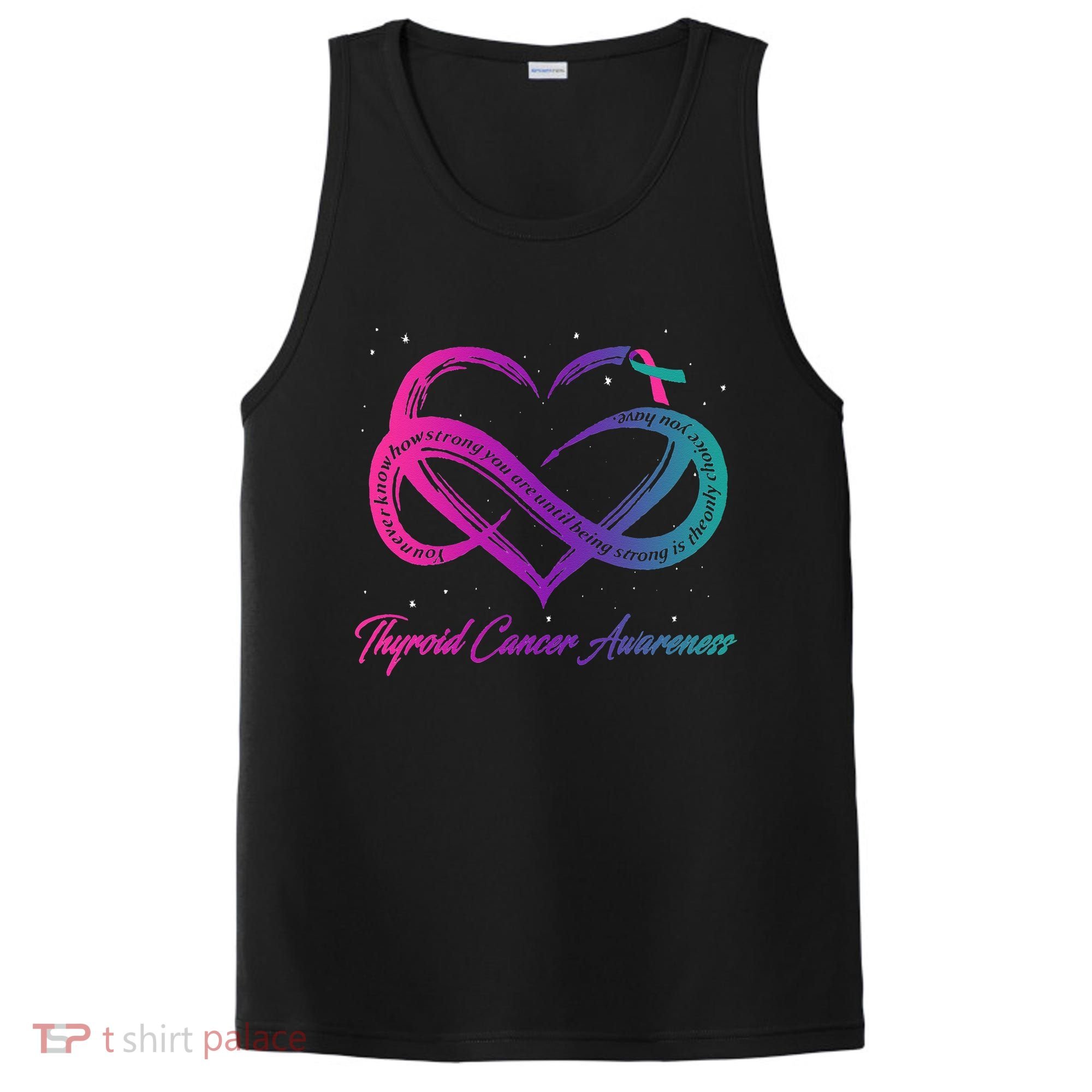 Thyroid Cancer Survivor Support Thyroid Cancer Warrior PosiCharge Competitor Tank