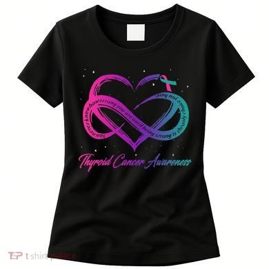 Thyroid Cancer Survivor Support Thyroid Cancer Warrior Women's T-Shirt