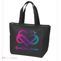 Thyroid Cancer Survivor Support Thyroid Cancer Warrior Tote Bag thumb 3