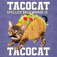 Taco Cat Spelled Backwards Is Tacocat Meme Silly Cat Lover Women's Hoodie thumb 2