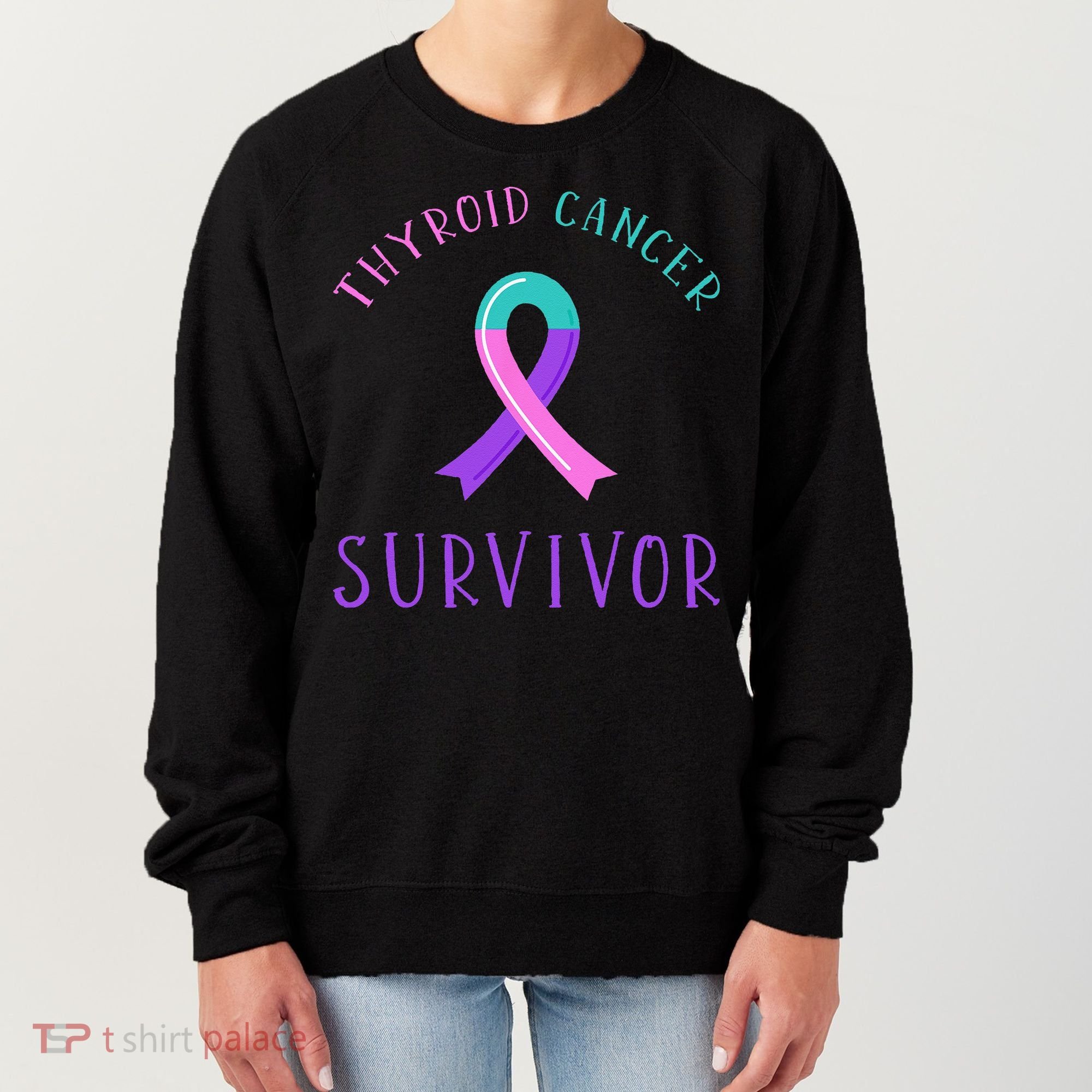 Thyroid Cancer Survivor Women's Sweatshirt
