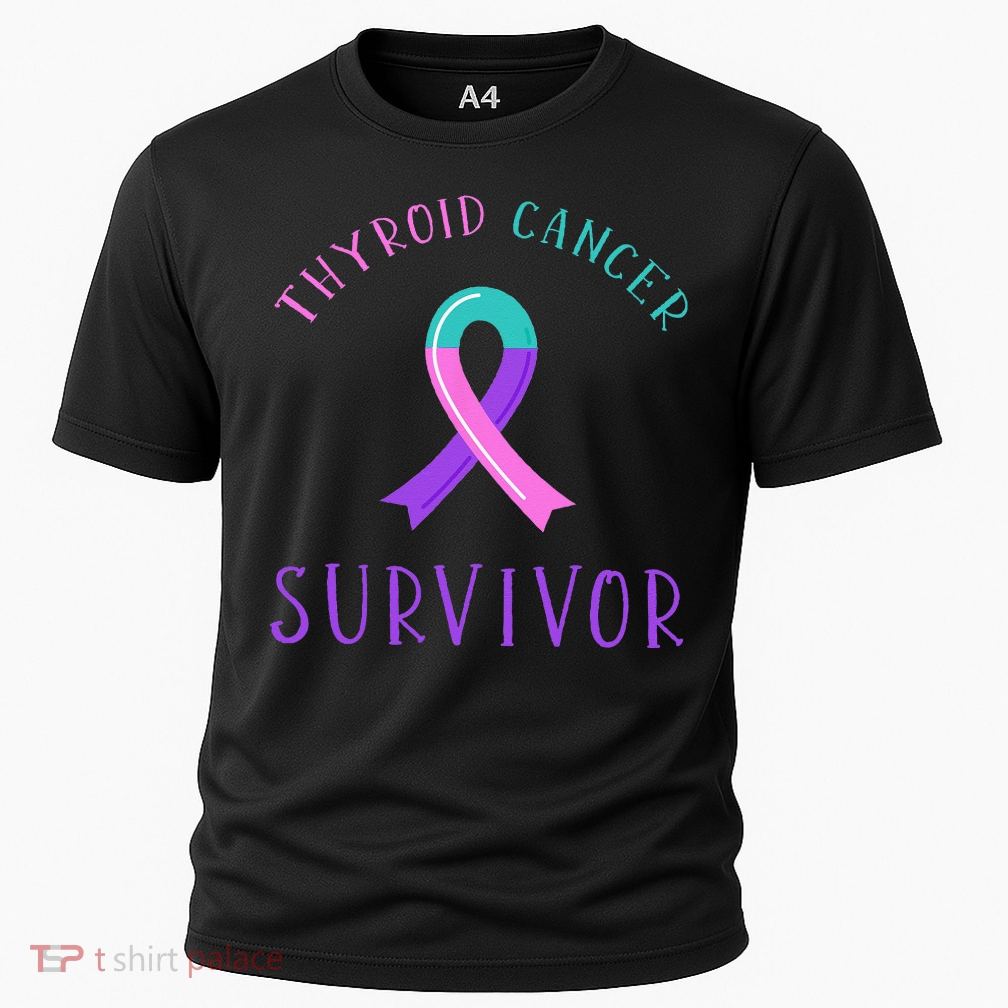 Thyroid Cancer Survivor Cooling Performance Crew T-Shirt