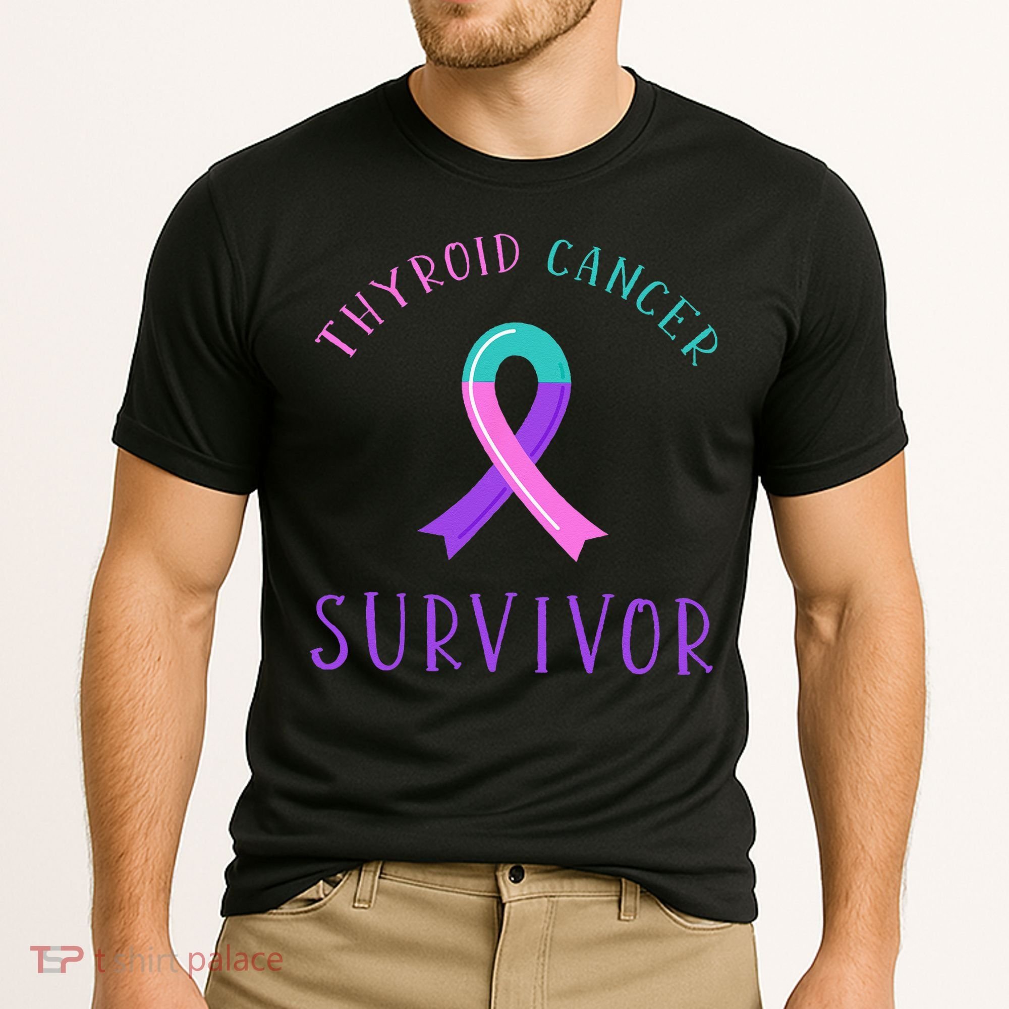 Thyroid Cancer Survivor Cooling Performance Crew T-Shirt