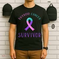 Thyroid Cancer Survivor T-Shirt thumb 6