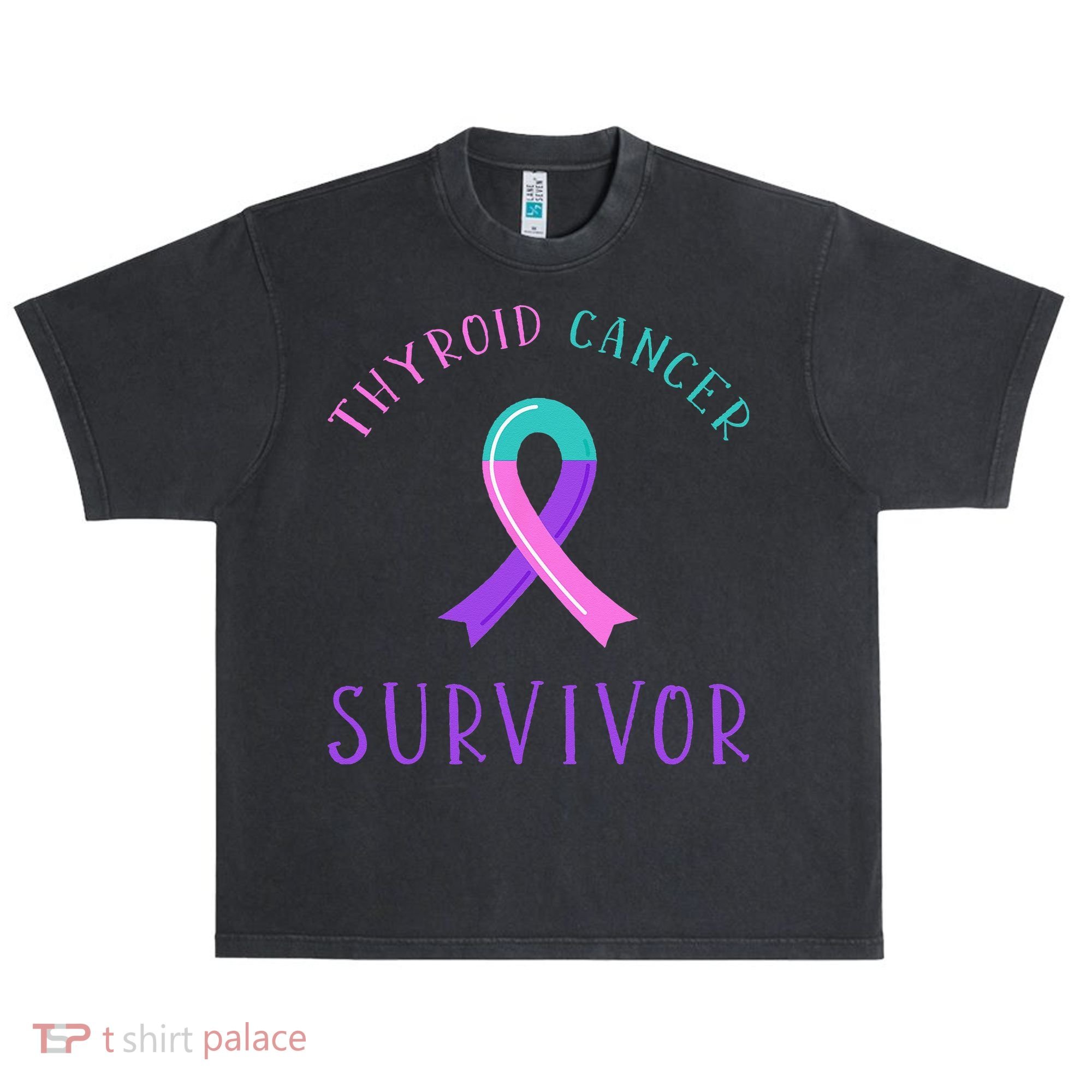 Thyroid Cancer Survivor Urban Oversized Heavyweight T-Shirt